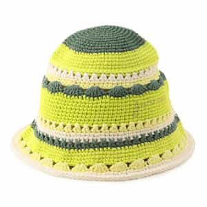 かぎ針編みバケットハット