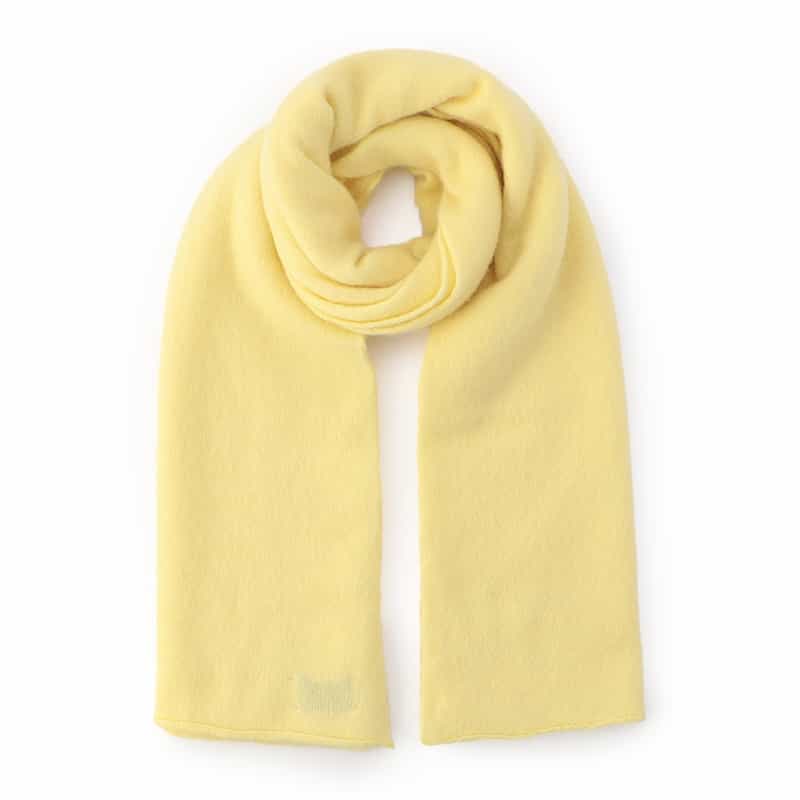 BIELO カシミヤシルク スカーフ LIGHT YELLOW