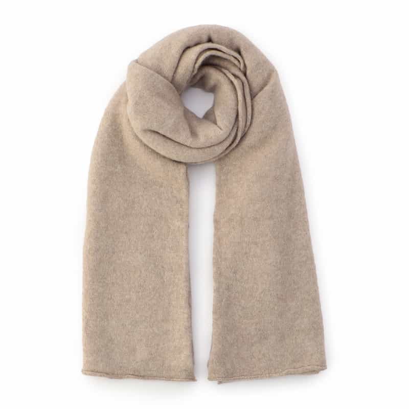 BIELO カシミヤシルク スカーフ GRAY BEIGE