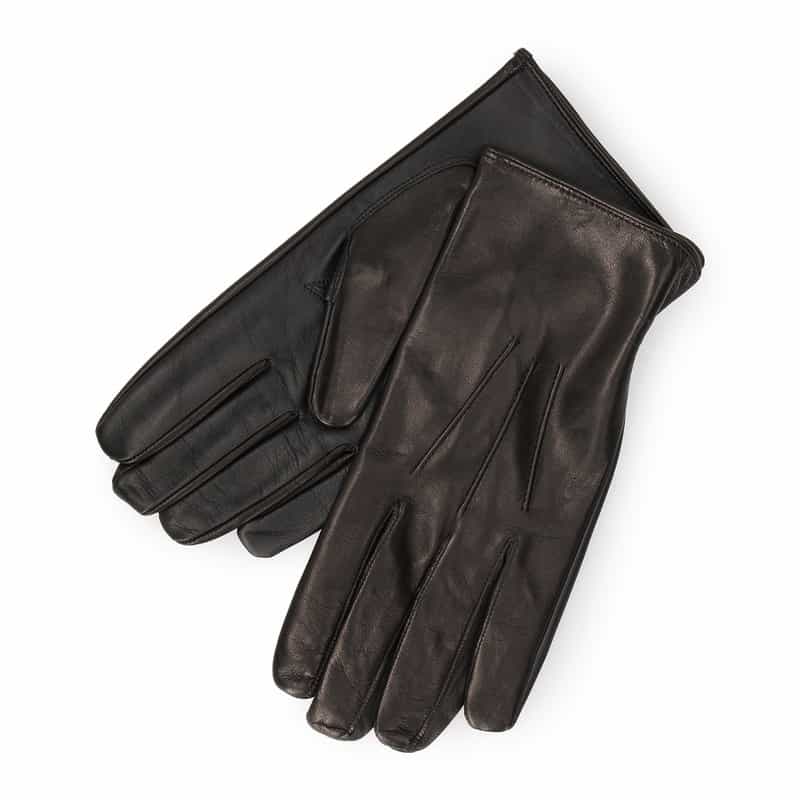 BARNEYS NEW YORK レザーグローブ (タッチパネル対応) BLACK