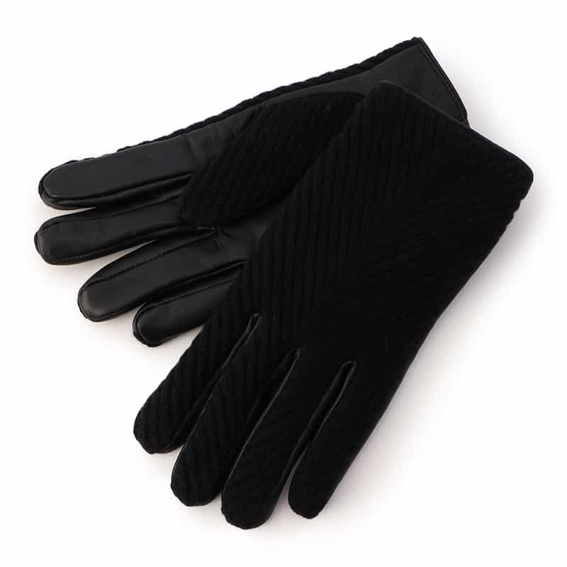 PIAZZA IN MODA グローブ (タッチパネル対応) BLACK