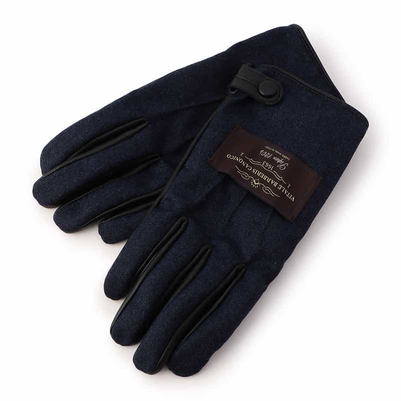 Piazza in Moda グローブ (タッチパネル対応) NAVY