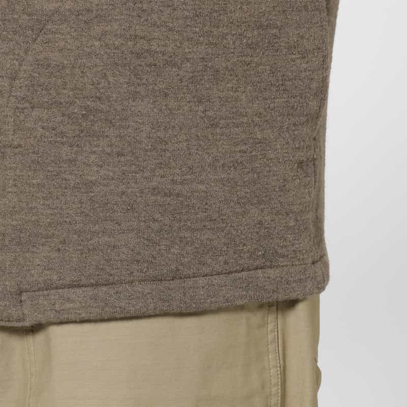 BARNEYS NEW YORK ニット素材シャツジャケット BEIGE