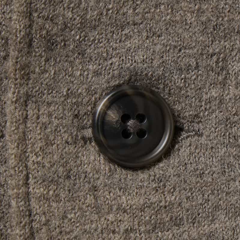 BARNEYS NEW YORK ニット素材シャツジャケット BEIGE