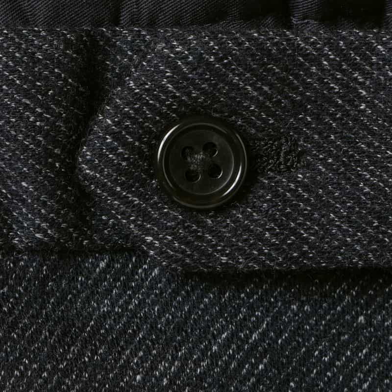 BARNEYS NEW YORK ウールコットン素材ストレッチパンツ NAVY