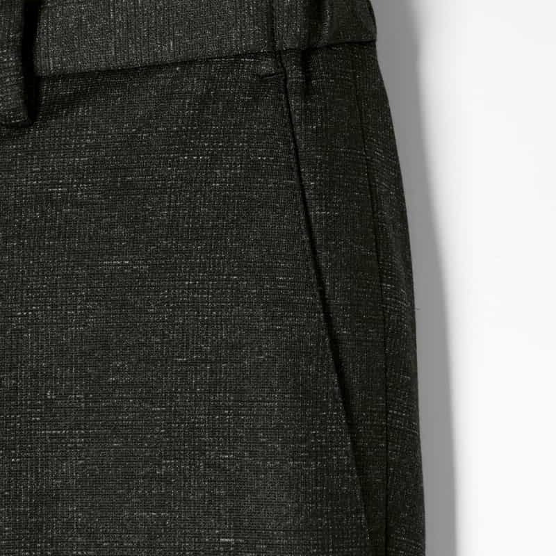 BARNEYS NEW YORK グレンチェック柄ストレッチパンツ GRAY