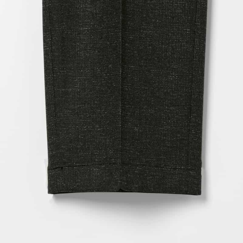 BARNEYS NEW YORK グレンチェック柄ストレッチパンツ GRAY