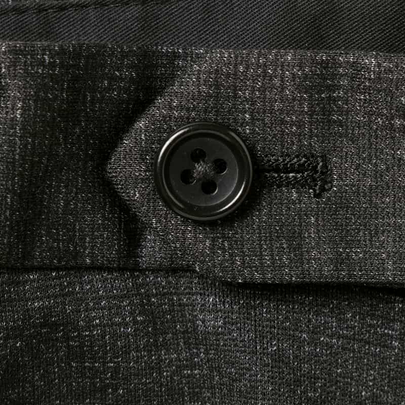 BARNEYS NEW YORK グレンチェック柄ストレッチパンツ GRAY