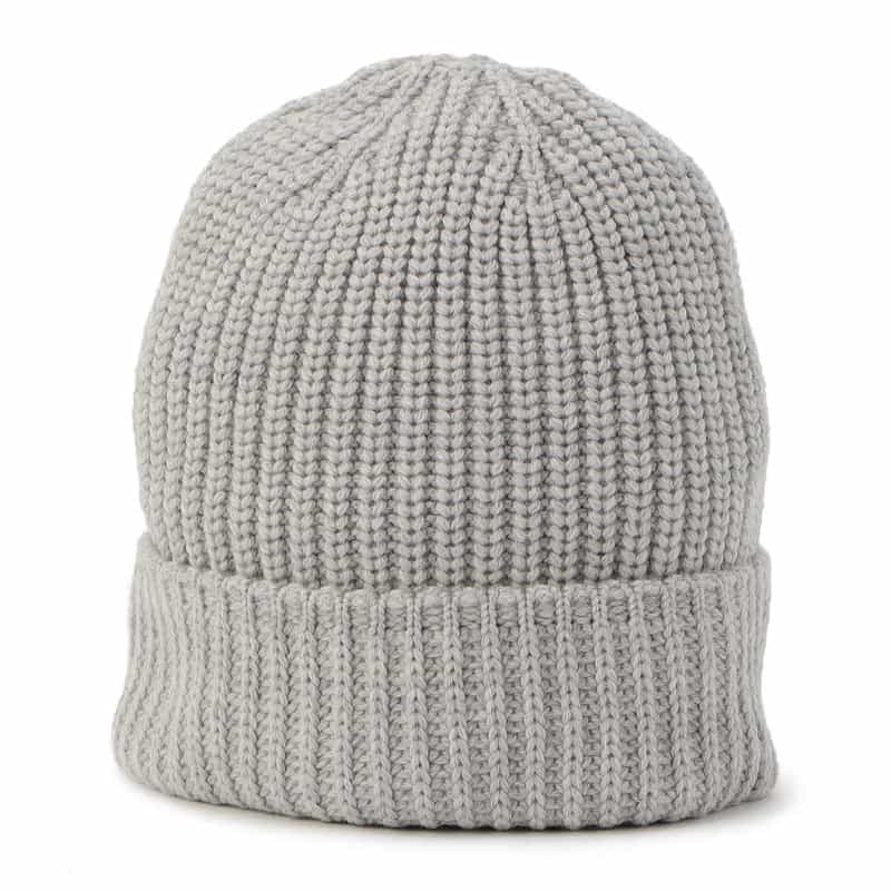 BARNEYS NEW YORK ニットキャップ LIGHT GRAY