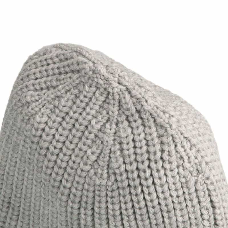 BARNEYS NEW YORK ニットキャップ LIGHT GRAY