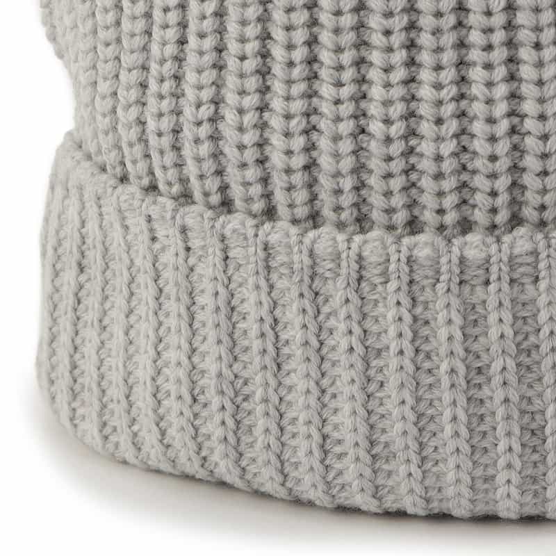 BARNEYS NEW YORK ニットキャップ LIGHT GRAY