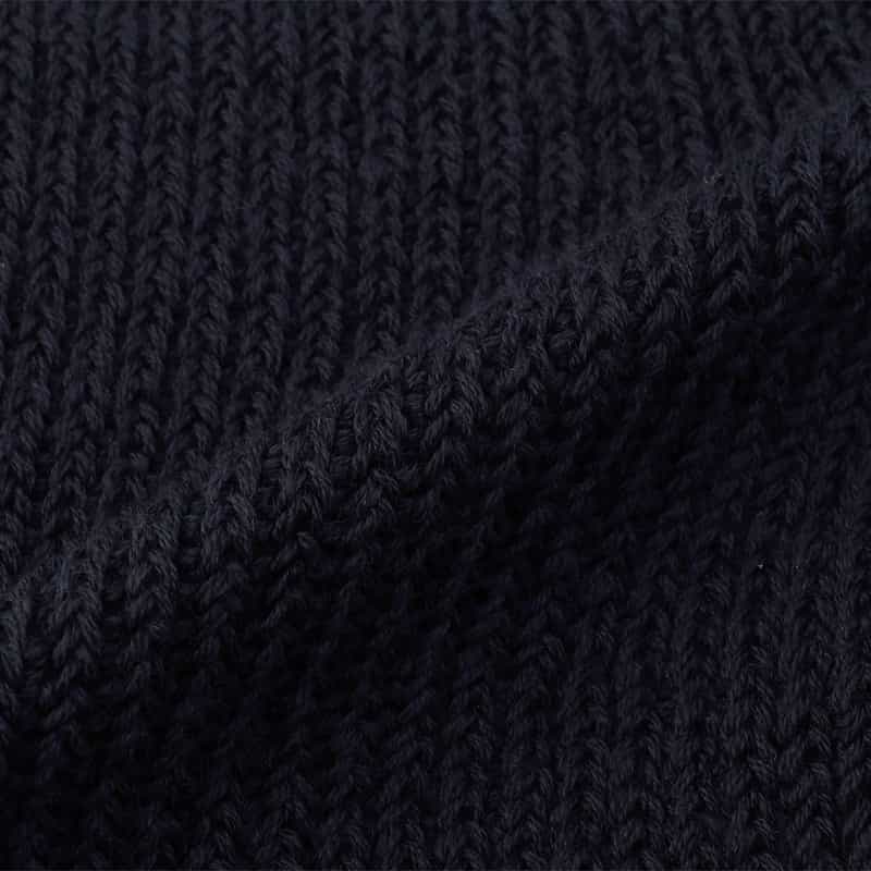 BARNEYS NEW YORK ウールニットスヌード NAVY