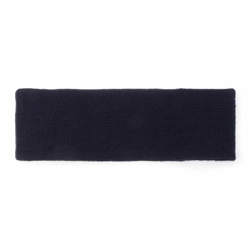 BARNEYS NEW YORK ウールニットスヌード NAVY