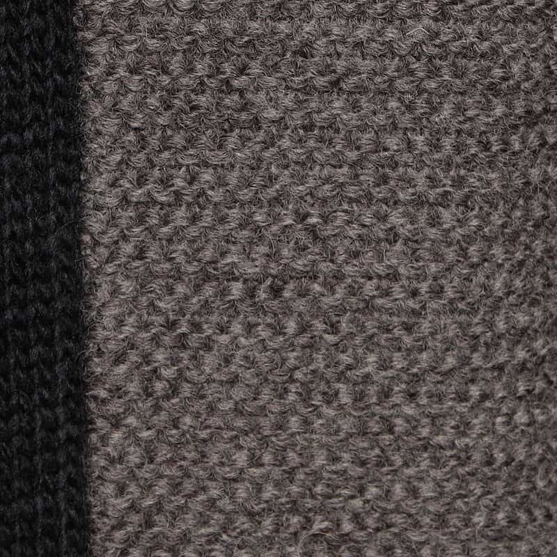 BARNEYS NEW YORK ショールカラーニットカーディガン GRAY