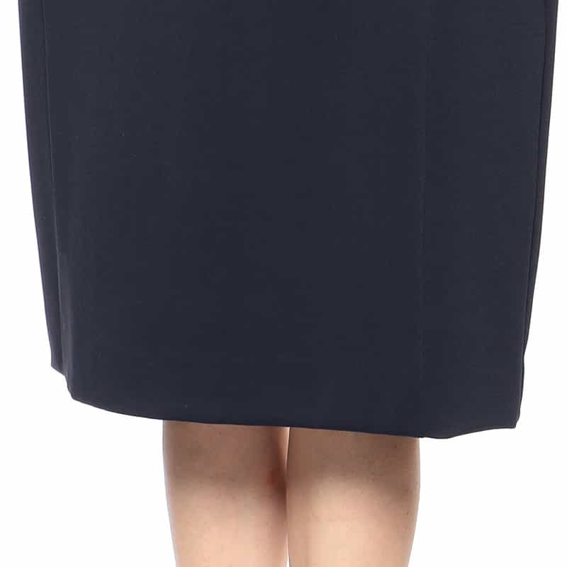 BARNEYS NEW YORK コクーンミディドレス NAVY