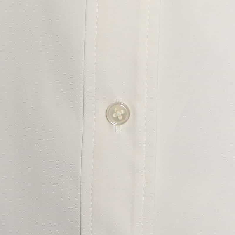 BARNEYS NEW YORK ウォッシャブル オーバーシャツ WHITE