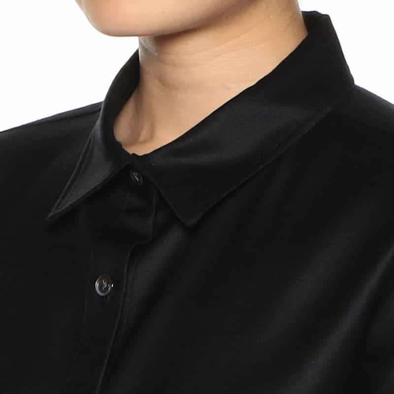 BARNEYS NEW YORK ウォッシャブル オーバーシャツ NAVY