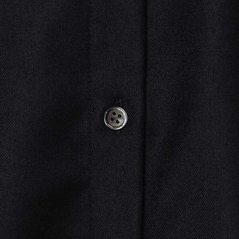 BARNEYS NEW YORK ウォッシャブル オーバーシャツ NAVY