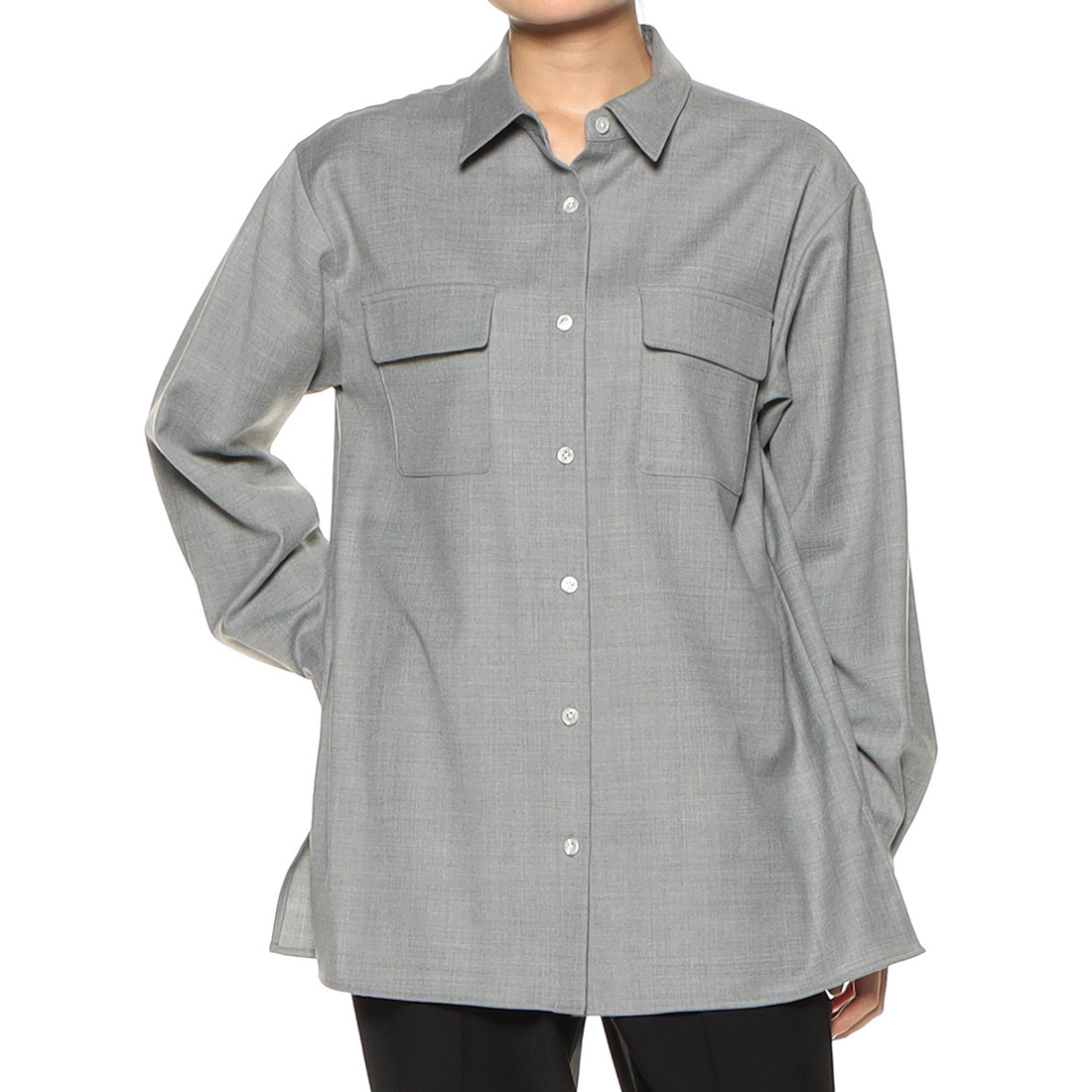 ウォッシャブル オーバーシャツ