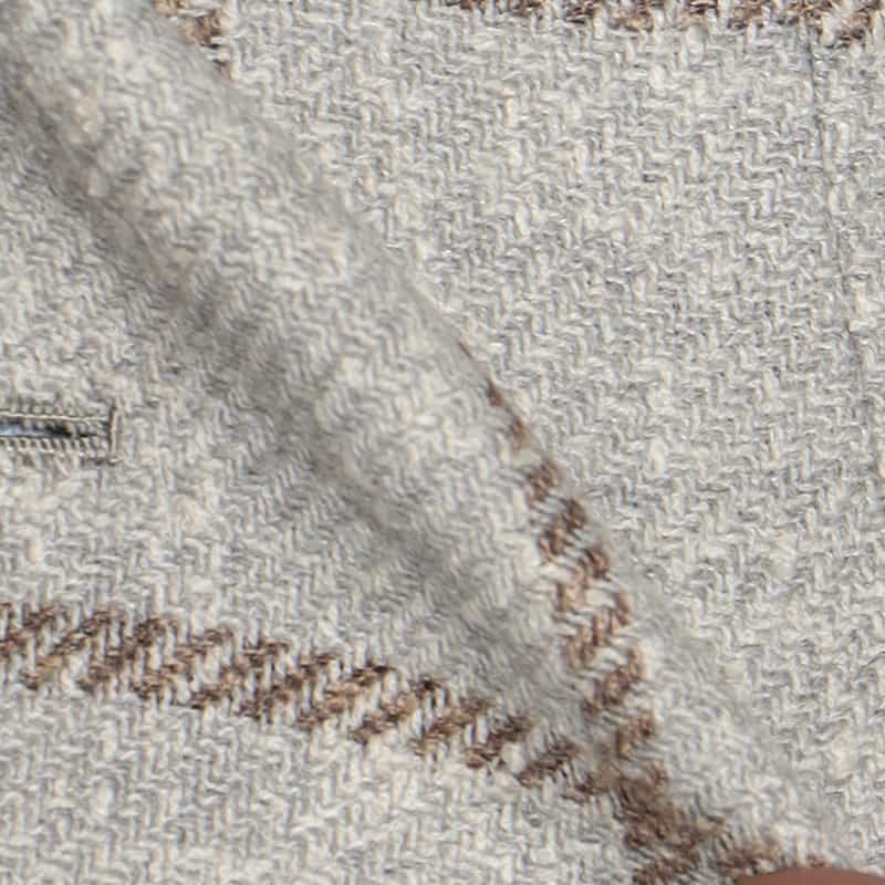 BARNEYS NEW YORK ウインドーペーン柄ジャケット "MADISON GOLD" LIGHT GRAY