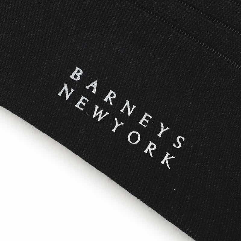 BARNEYS NEW YORK リブソックス BLACK