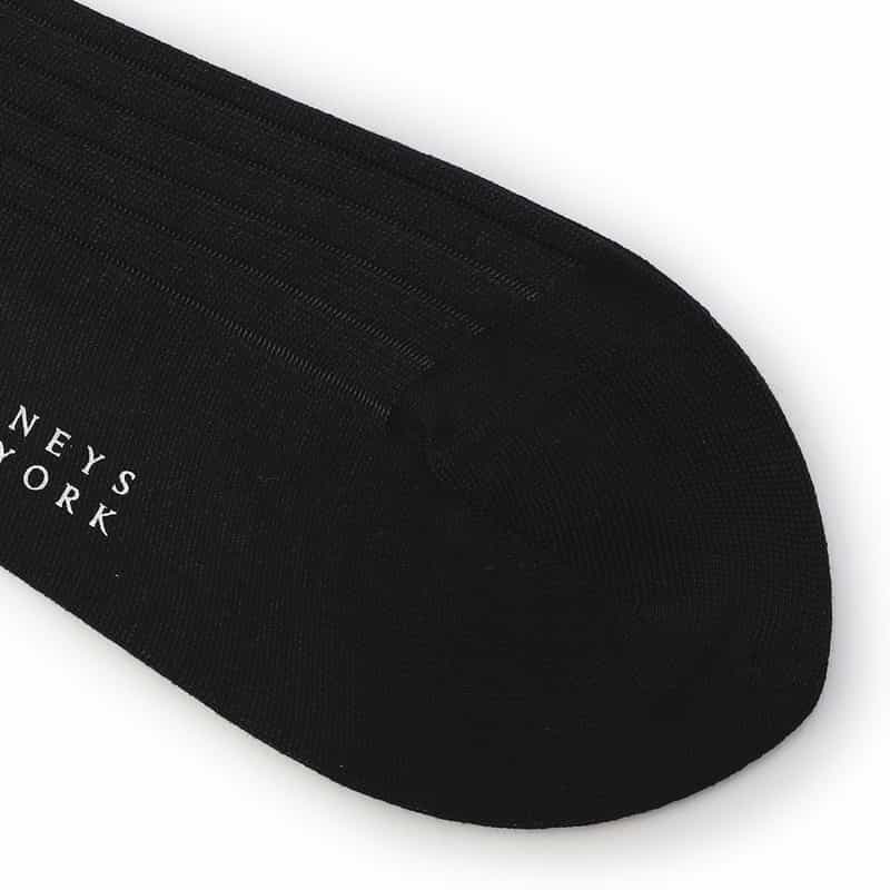 BARNEYS NEW YORK リブソックス BLACK