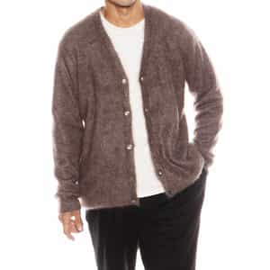 【美品】BARNEYS NEW YORK コットンニットカーディガン　ブラック コットンニットカーディガン（2197558）｜BARNEYS NEW YORK