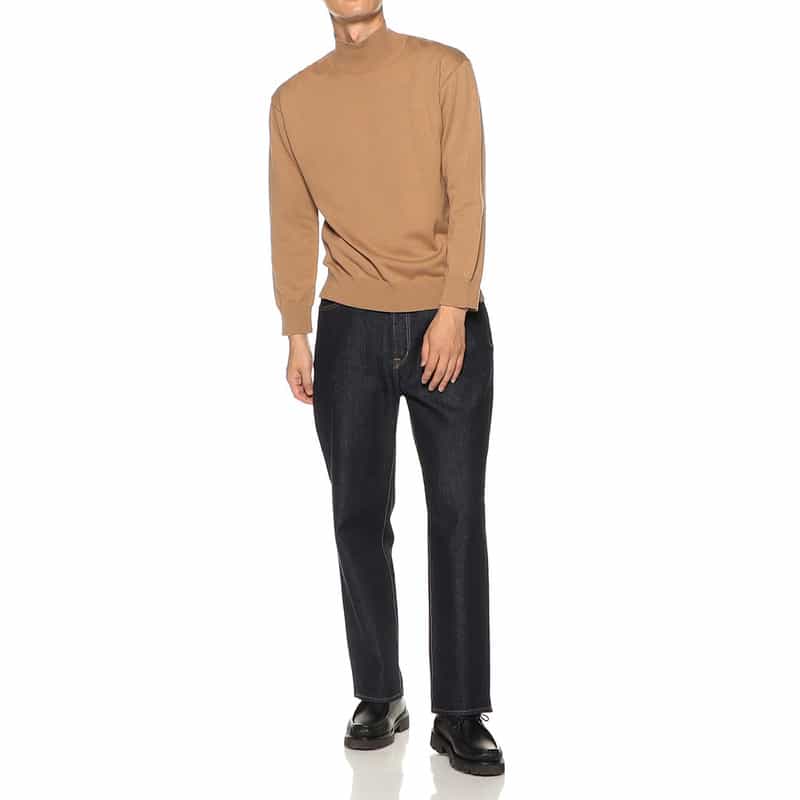 GIM バーニーズ　ニューヨーク限定タートルネックニットプルオーバー BROWN