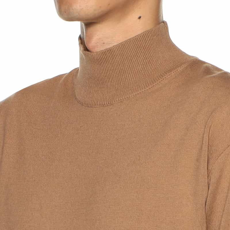 GIM バーニーズ　ニューヨーク限定タートルネックニットプルオーバー BROWN
