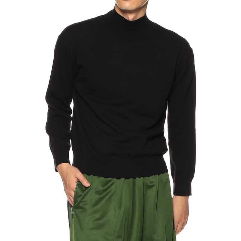 GIM バーニーズ　ニューヨーク限定タートルネックニットプルオーバー BLACK