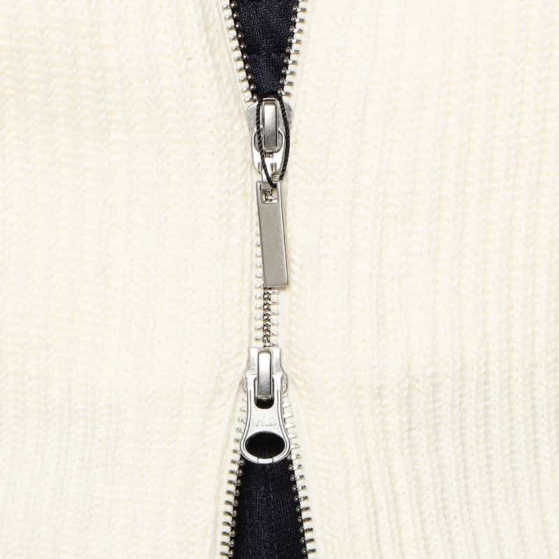 GIM バーニーズ ニューヨーク限定コットンカシミヤドライバーズニット IVORY