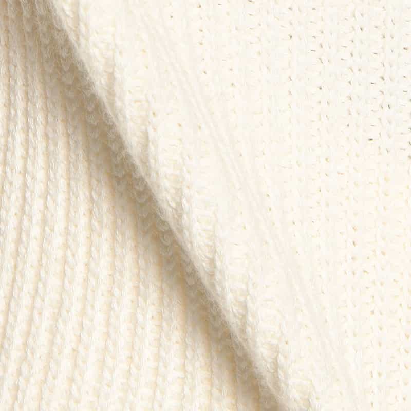 GIM バーニーズ ニューヨーク限定コットンカシミヤドライバーズニット IVORY