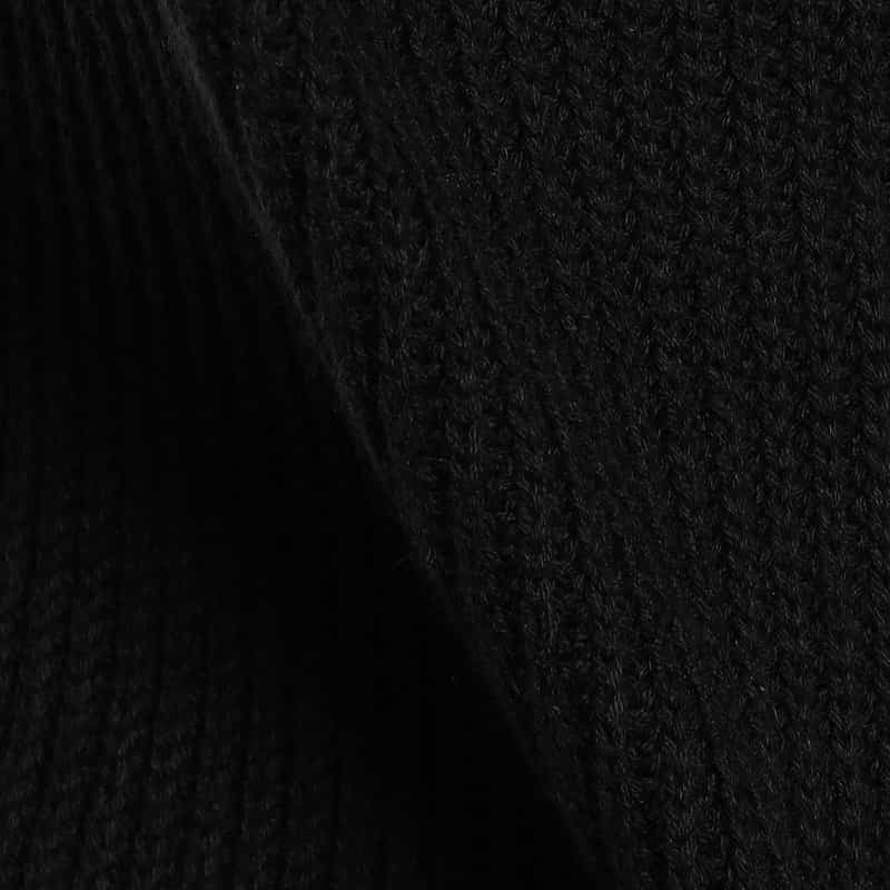 GIM バーニーズ ニューヨーク限定コットンカシミヤドライバーズニット BLACK