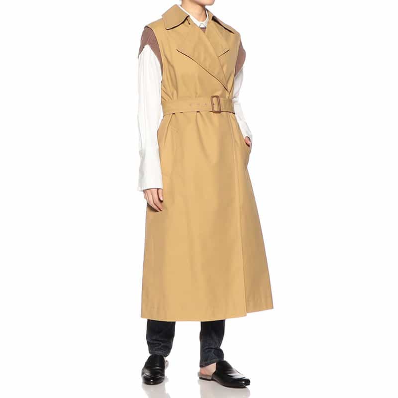 BARNEYS NEW YORK 3WAYトレンチコート（ジレ・ジャケット） CAMEL