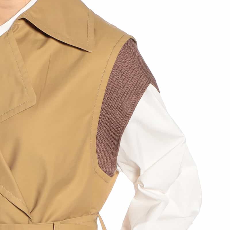 BARNEYS NEW YORK 3WAYトレンチコート（ジレ・ジャケット） CAMEL