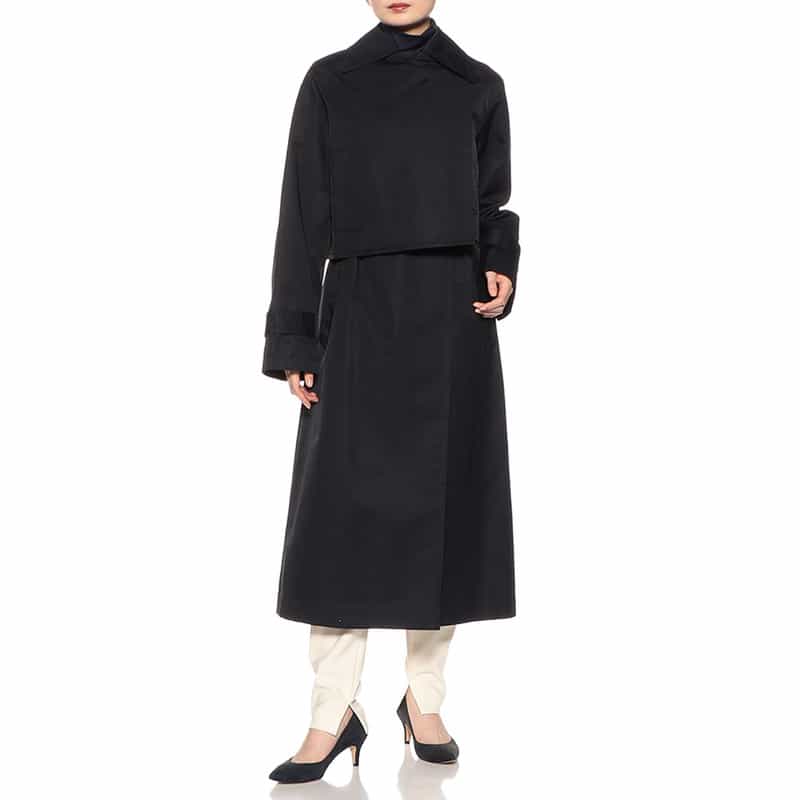 BARNEYS NEW YORK 3WAYトレンチコート（ジレ・ジャケット） NAVY