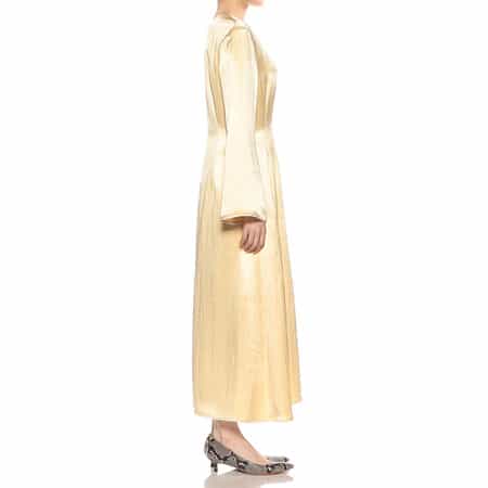 バーニーズニューヨーク　サテンドレス ウォッシャブル サテンドレス（2192911）｜BARNEYS NEW YORK