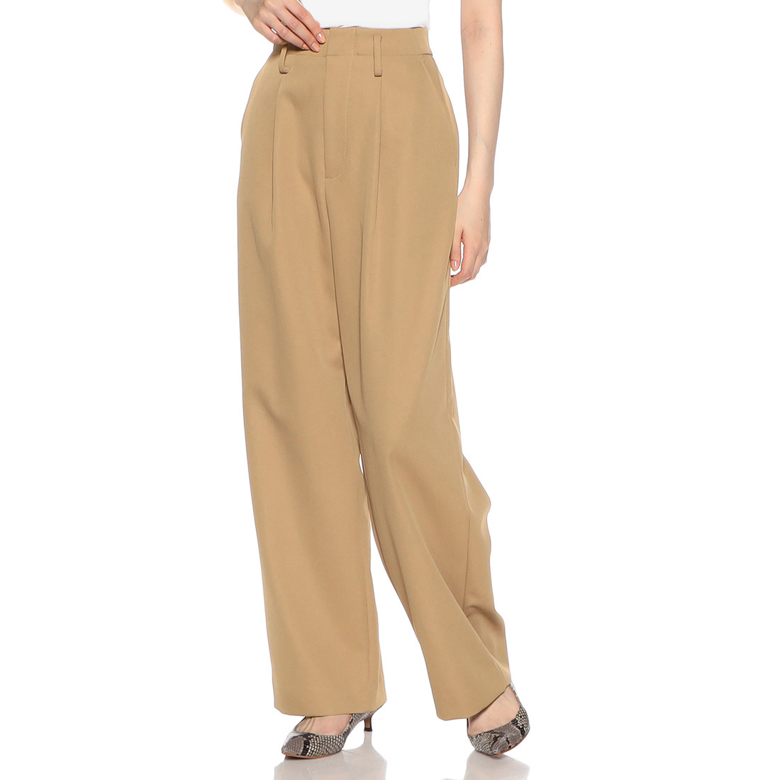 セットアップ ワイドパンツ