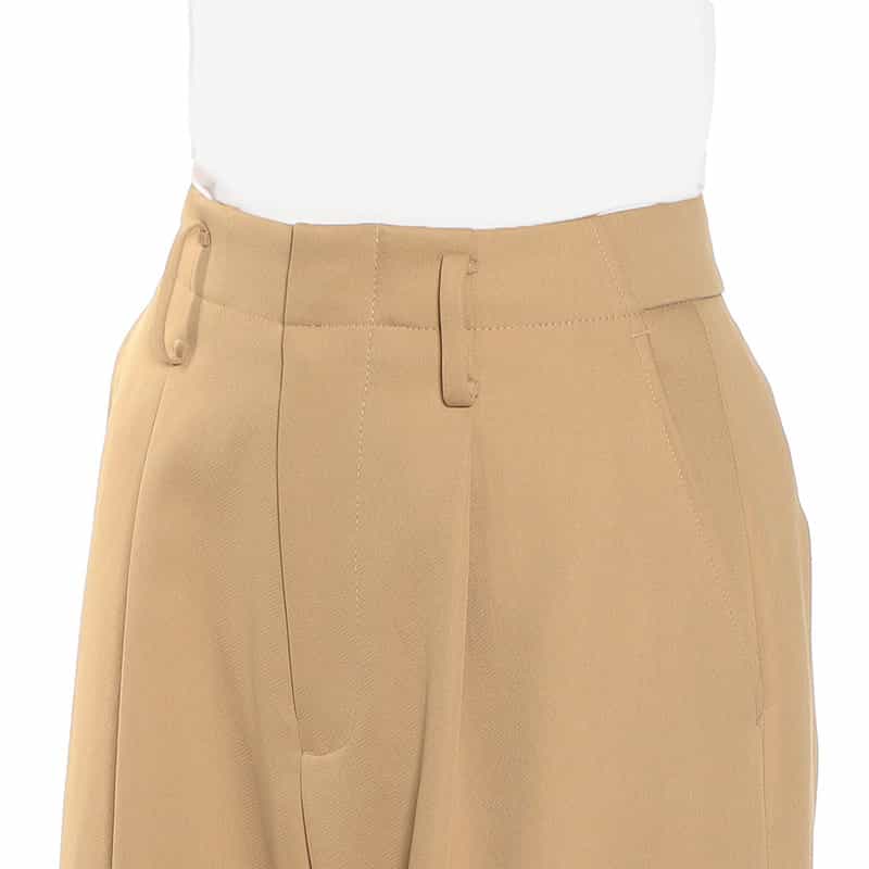 BARNEYS NEW YORK セットアップ ワイドパンツ CAMEL