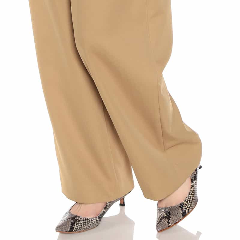 BARNEYS NEW YORK セットアップ ワイドパンツ CAMEL