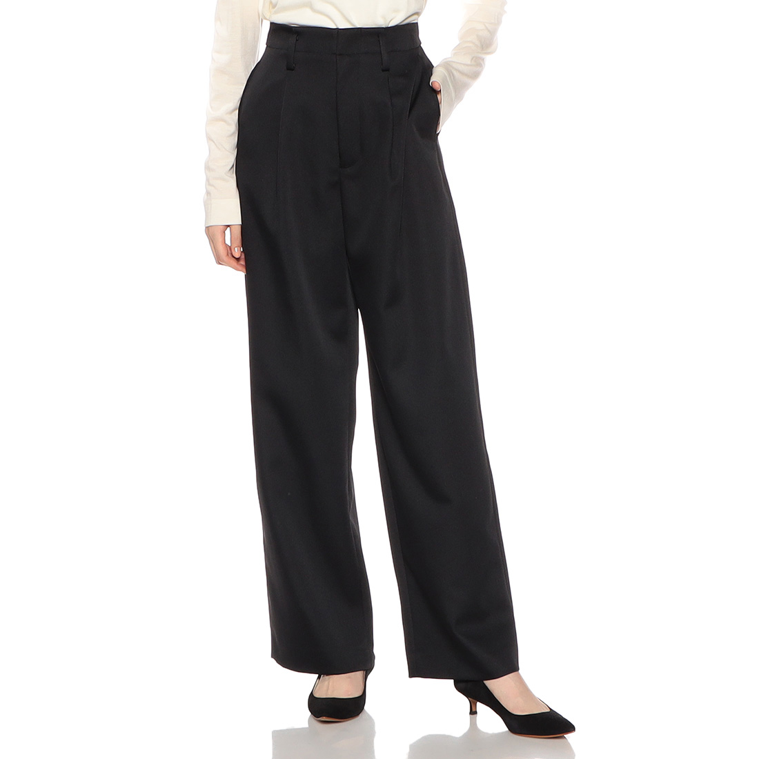 セットアップ ワイドパンツ