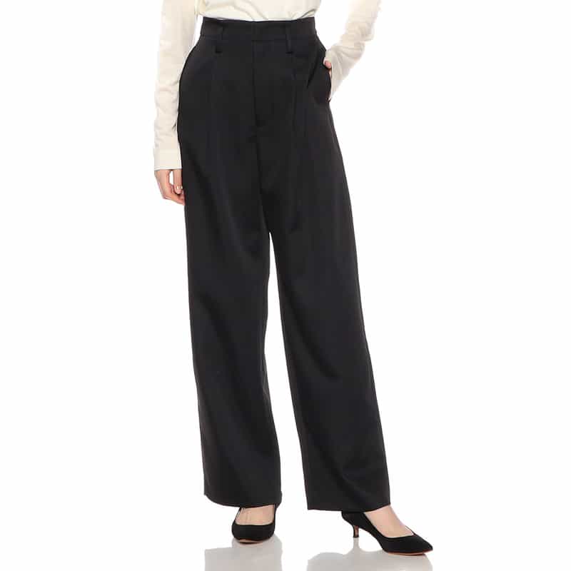 BARNEYS NEW YORK セットアップ ワイドパンツ BLACK