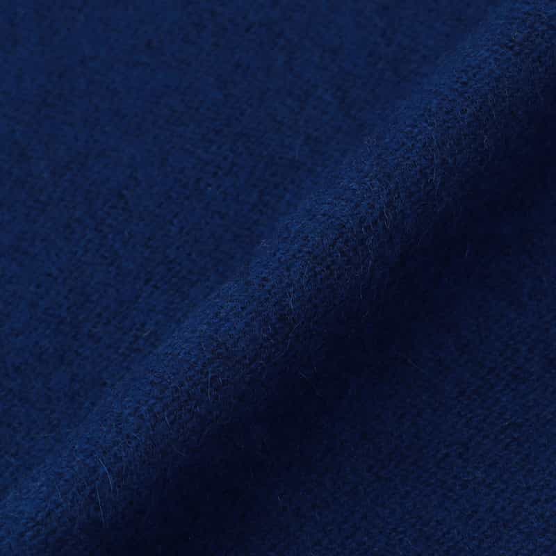 BARNEYS NEW YORK セミリバーシブルカシミヤスカーフ BLUE