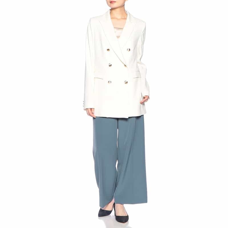 BARNEYS NEW YORK ダブルブレステッド ジャケット IVORY