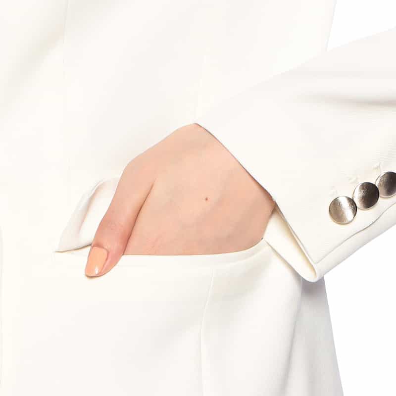 BARNEYS NEW YORK ダブルブレステッド ジャケット IVORY