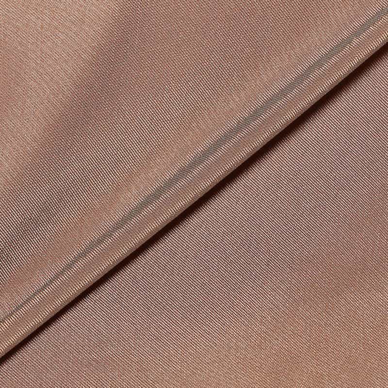 BARNEYS NEW YORK ウォッシャブル シアー素材ドレープブラウス (キャミソール付き) BROWN
