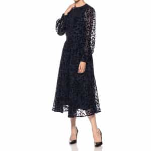 オパールプリントベルベット ドレス