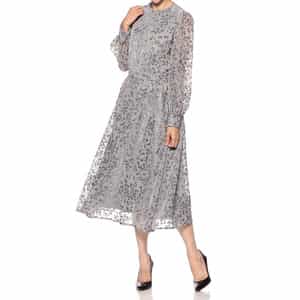 オパールプリントベルベット ドレス