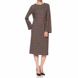 チェック柄Iラインドレス