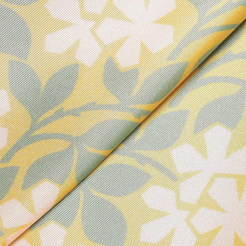 BARNEYS NEW YORK ウォッシャブル フラワープリント ドローストリングパンツ YELLOW